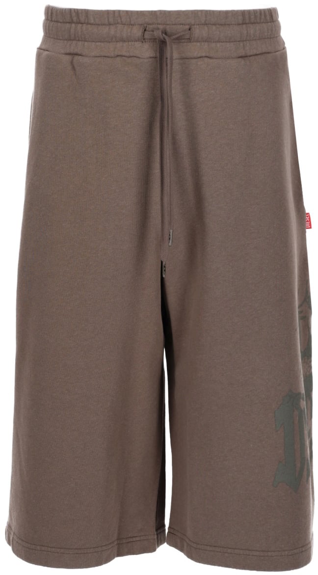 Diesel SHORTS "P-FROM" CON STAMPA Bruin