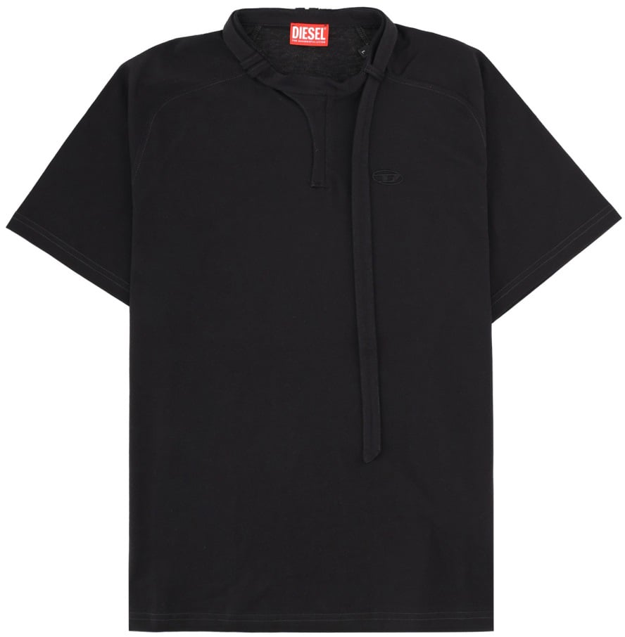 Diesel T-SHIRT "KAUKO" Zwart