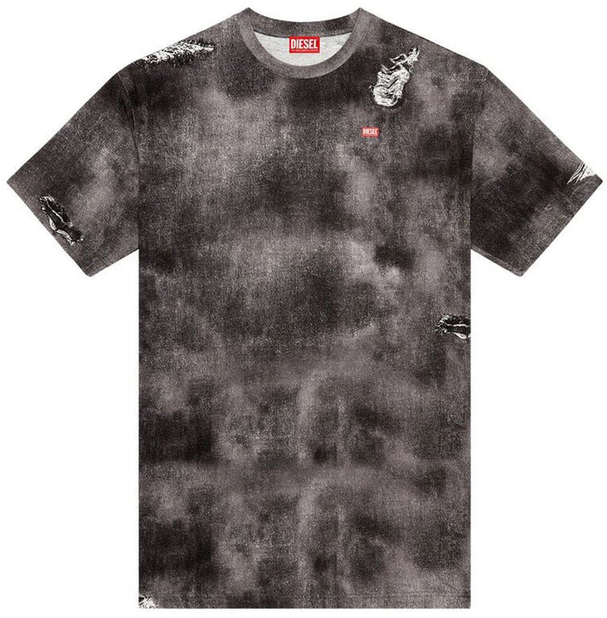 Diesel Men T-Shirt Zwart