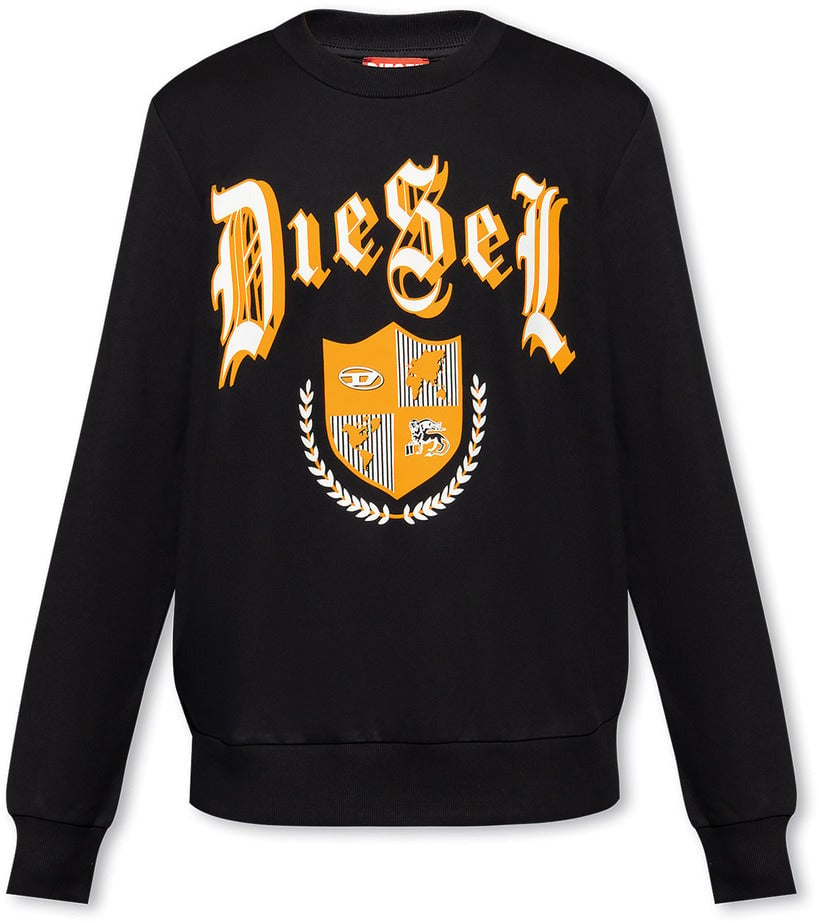 Diesel Men Sweatshirts Zwart