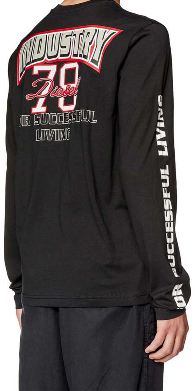 Diesel Men Sweatshirts Zwart