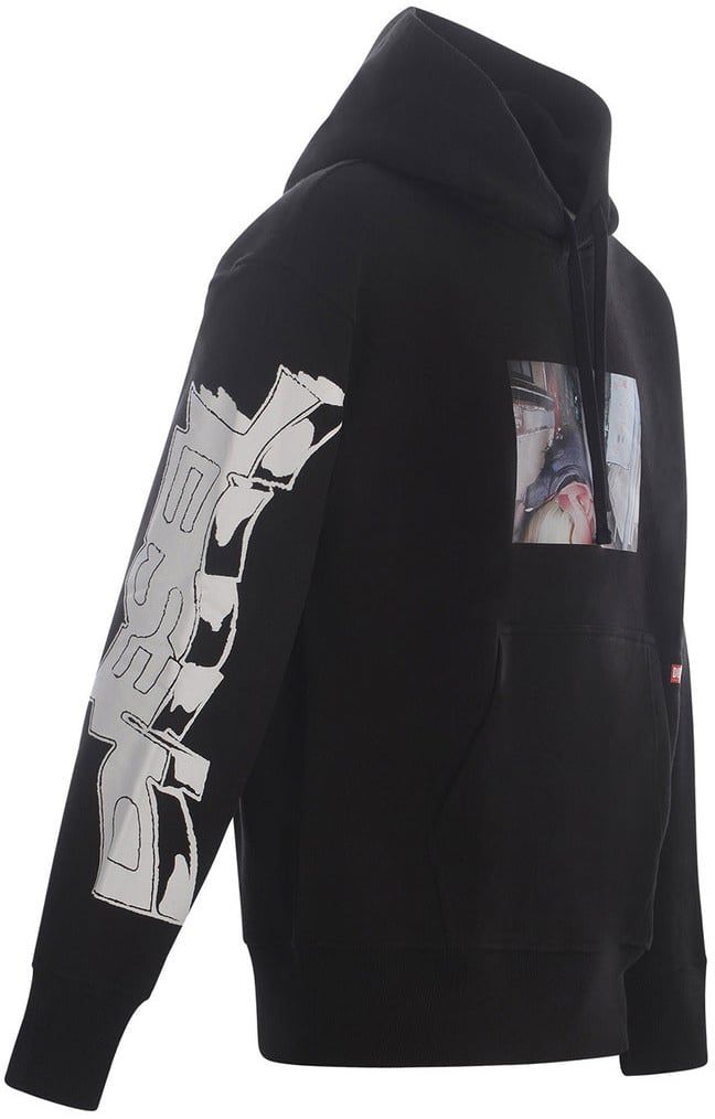 Diesel Men Sweatshirts Zwart