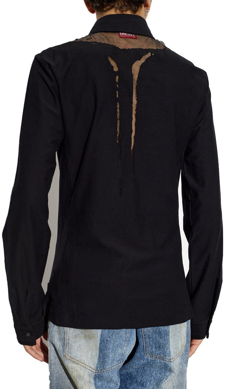 Diesel Men Shirt Zwart