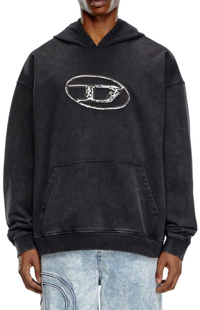 Diesel Men Sweatshirts Zwart