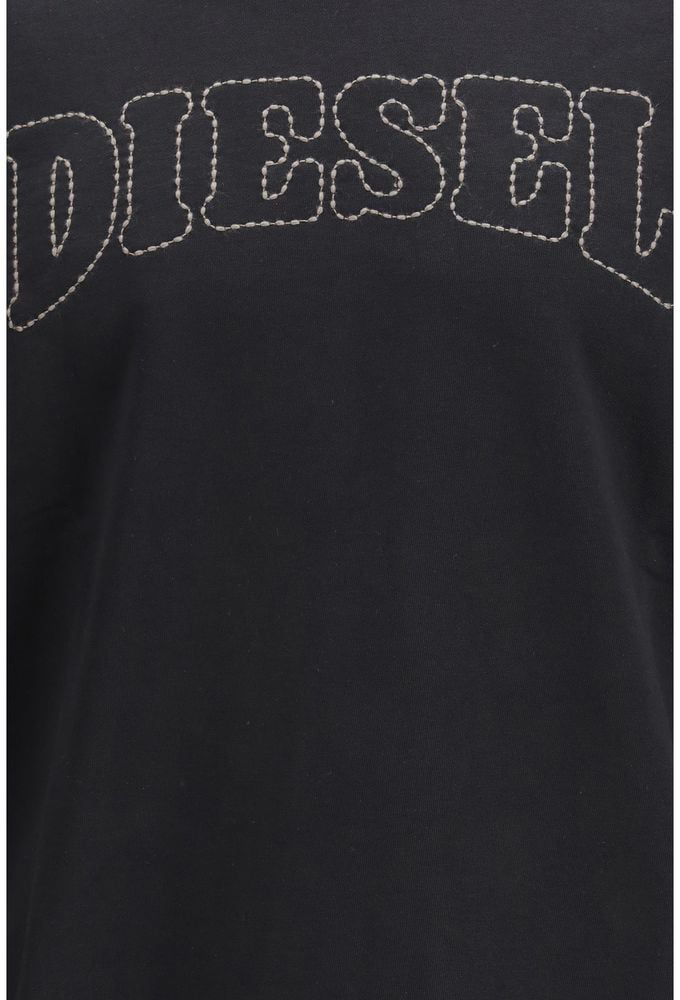 Diesel Black S-Norm V10 Sweatshirt Zwart