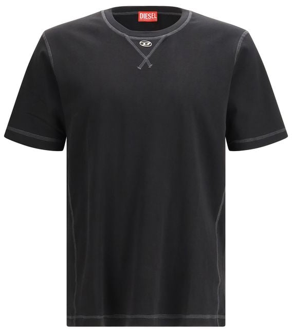 Diesel Diesel Black Cotton Sportswear Zwart
