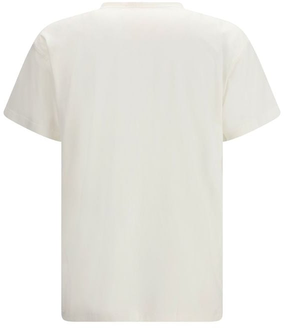 Diesel Diesel White Cotton T-Shirt Wit