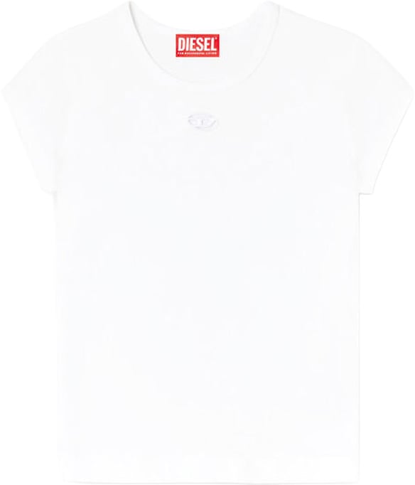 Diesel T-shirts White Wit