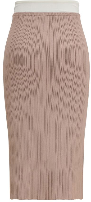Diesel Diesel Multicolor Viscose Midi Skirt Divers
