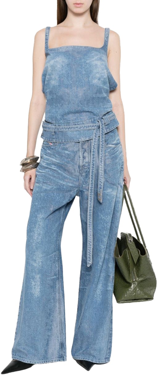 Diesel Top Light Blue Blauw