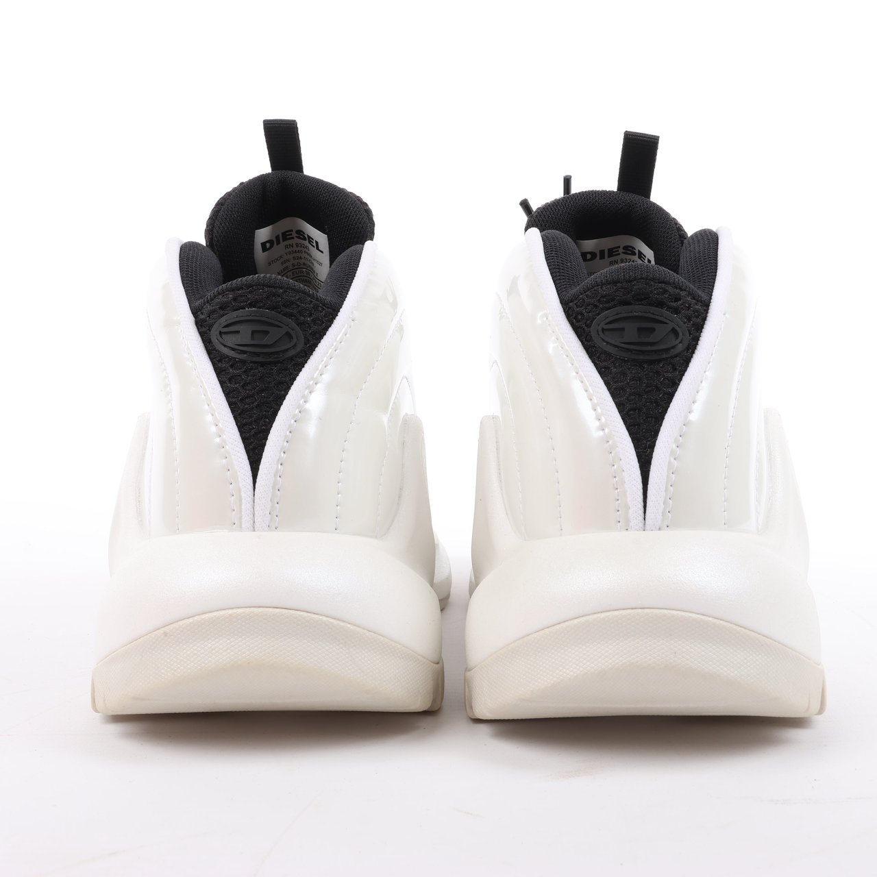 Diesel Diesel White S-D-Runner-Slip-on sneakers with Oval D instep, Size 36 EU Wit