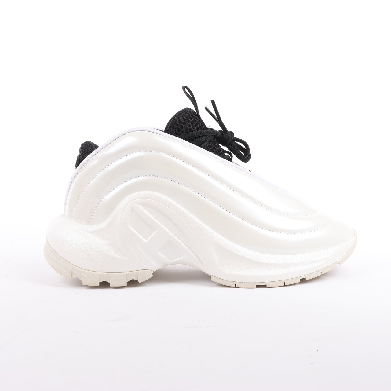 Diesel Diesel White S-D-Runner-Slip-on sneakers with Oval D instep, Size 36 EU Wit