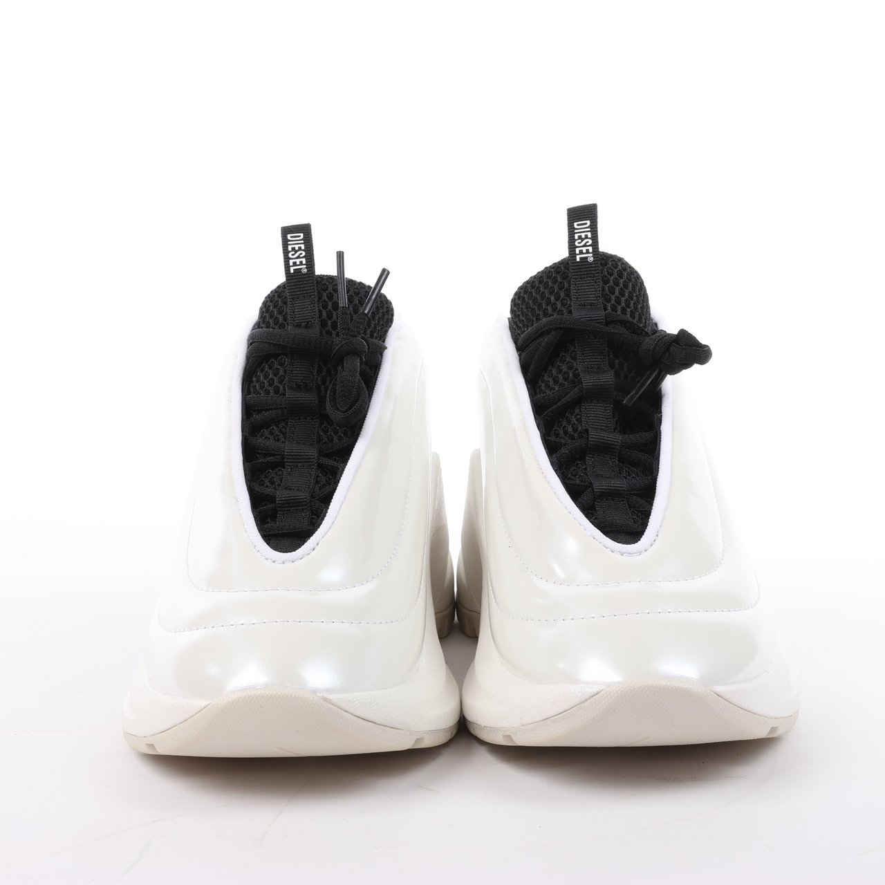 Diesel Diesel White S-D-Runner-Slip-on sneakers with Oval D instep, Size 36 EU Wit