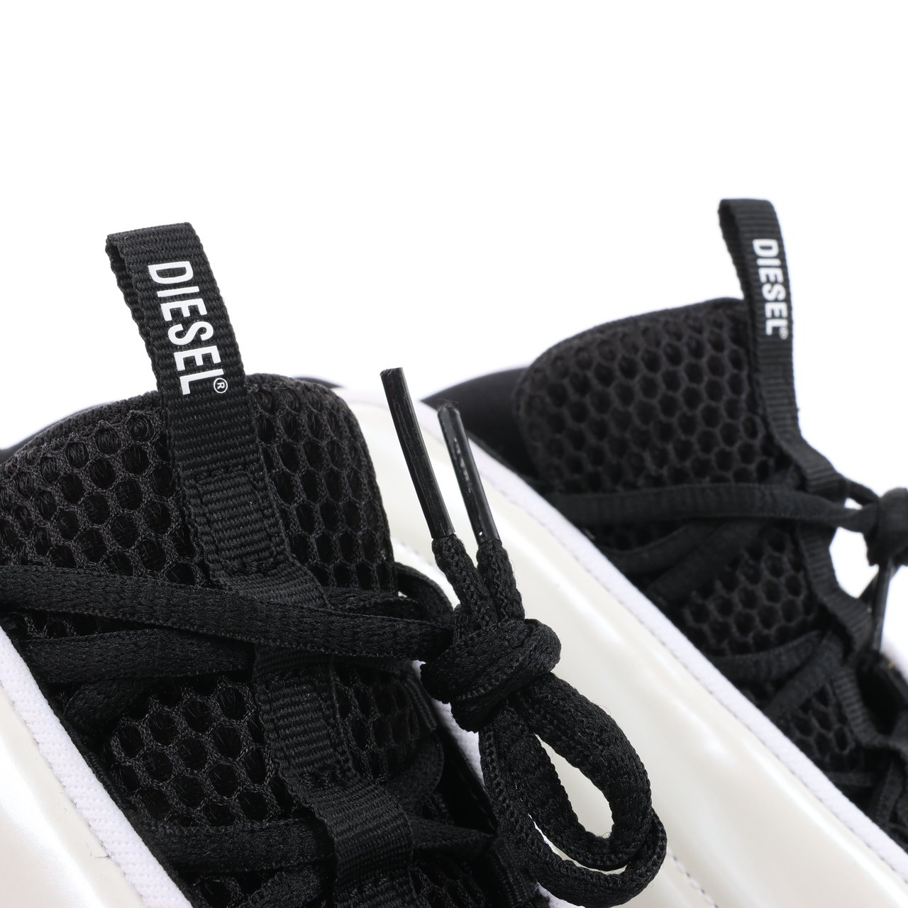 Diesel Diesel White S-D-Runner-Slip-on sneakers with Oval D instep, Size 36 EU Wit