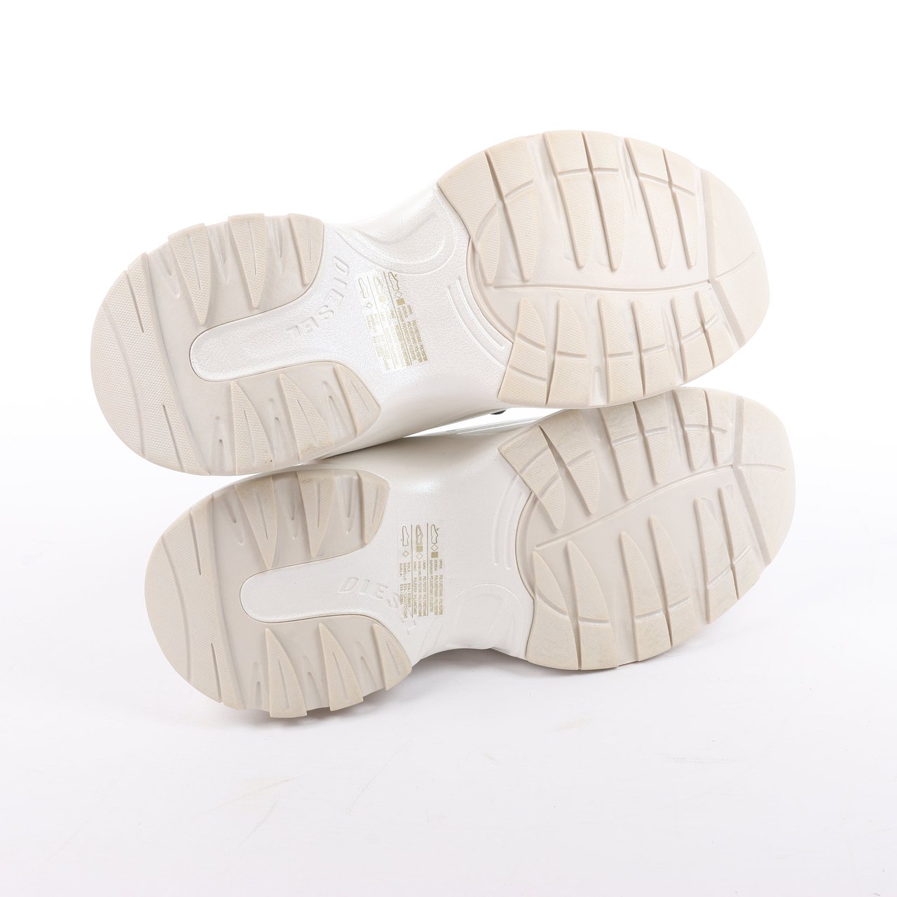 Diesel Diesel White S-D-Runner-Slip-on sneakers with Oval D instep, Size 36 EU Wit