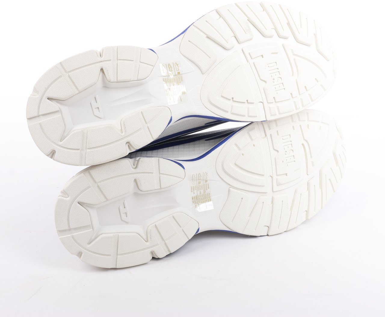 Diesel Diesel Multi D-Airspeed Low-Striped sneakers in coated ripstop, Size 42 EU Blauw