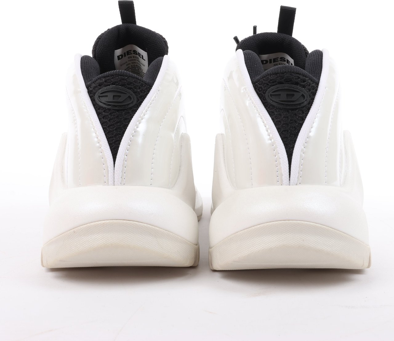 Diesel Diesel White S-D-Runner-Slip-on sneakers with Oval D instep, Size 36 EU Wit