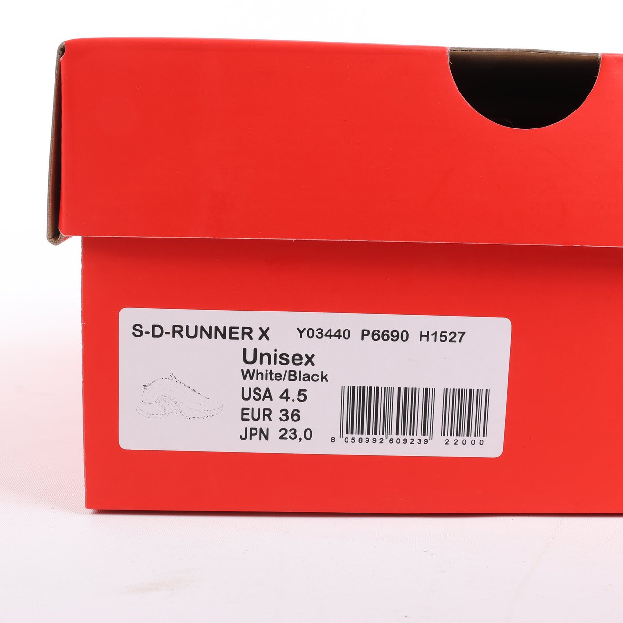 Diesel Diesel White S-D-Runner-Slip-on sneakers with Oval D instep, Size 36 EU Wit