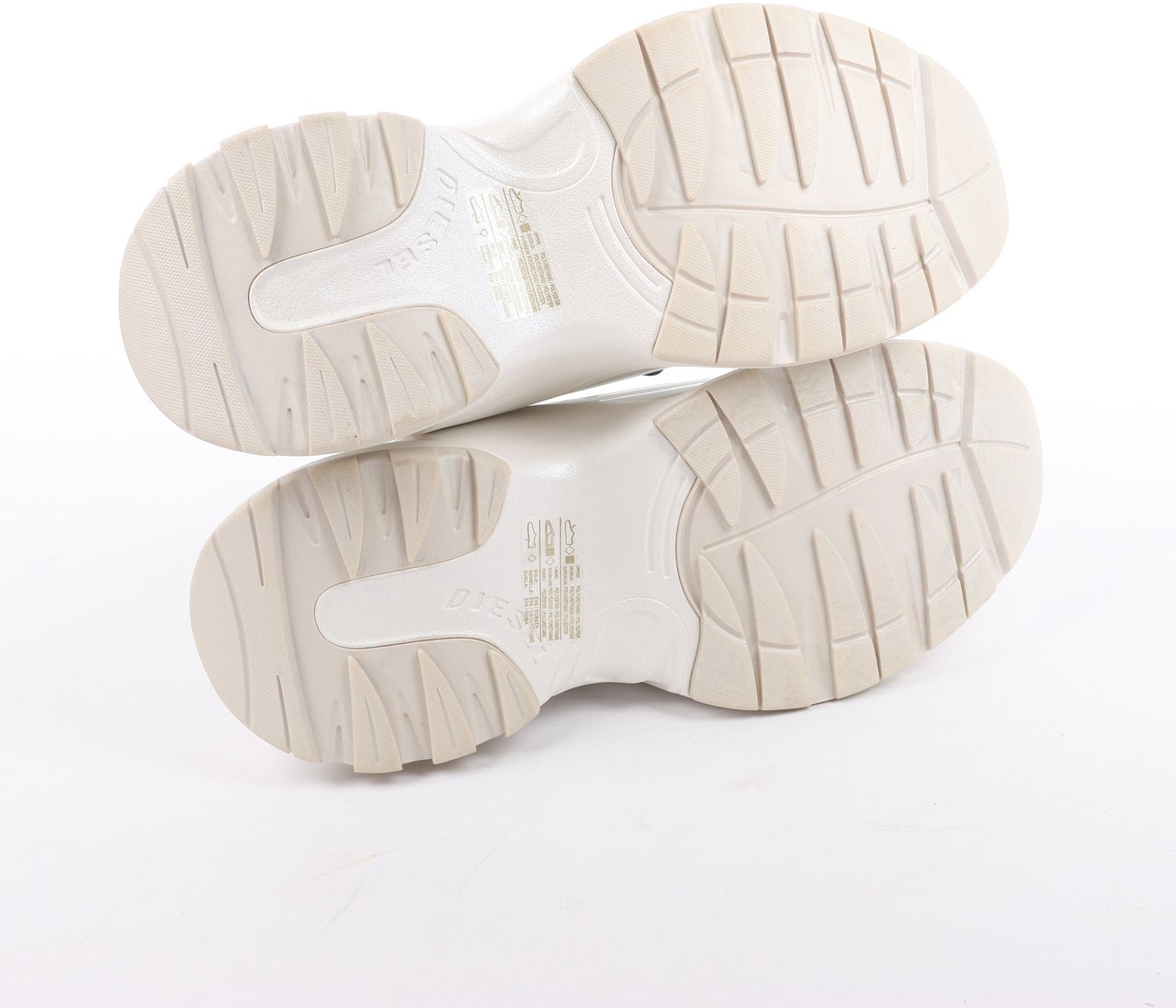 Diesel Diesel White S-D-Runner-Slip-on sneakers with Oval D instep, Size 36 EU Wit