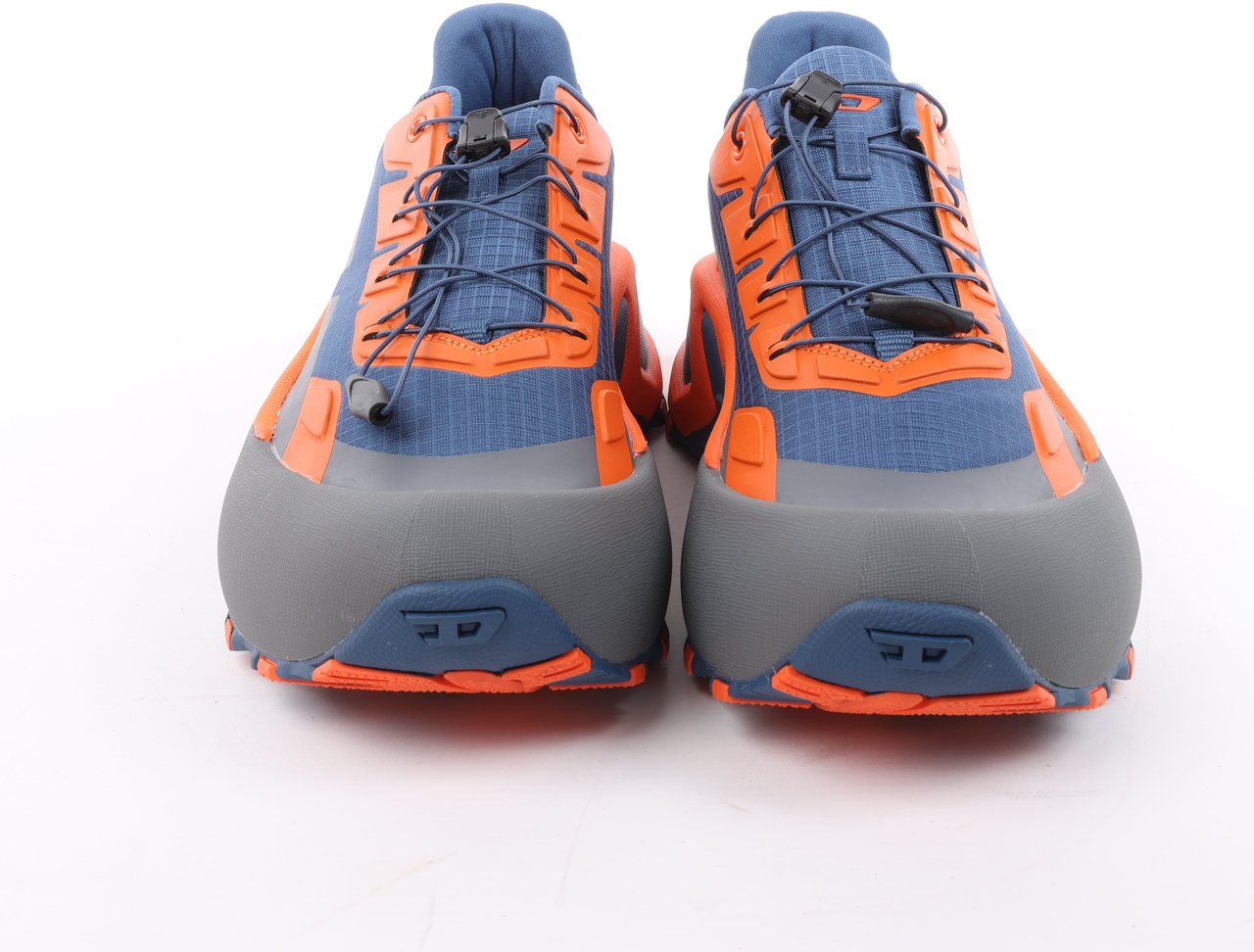 Diesel Diesel D-Cage Sneakers in Navy Blue x Orange, Size 43 EU Oranje