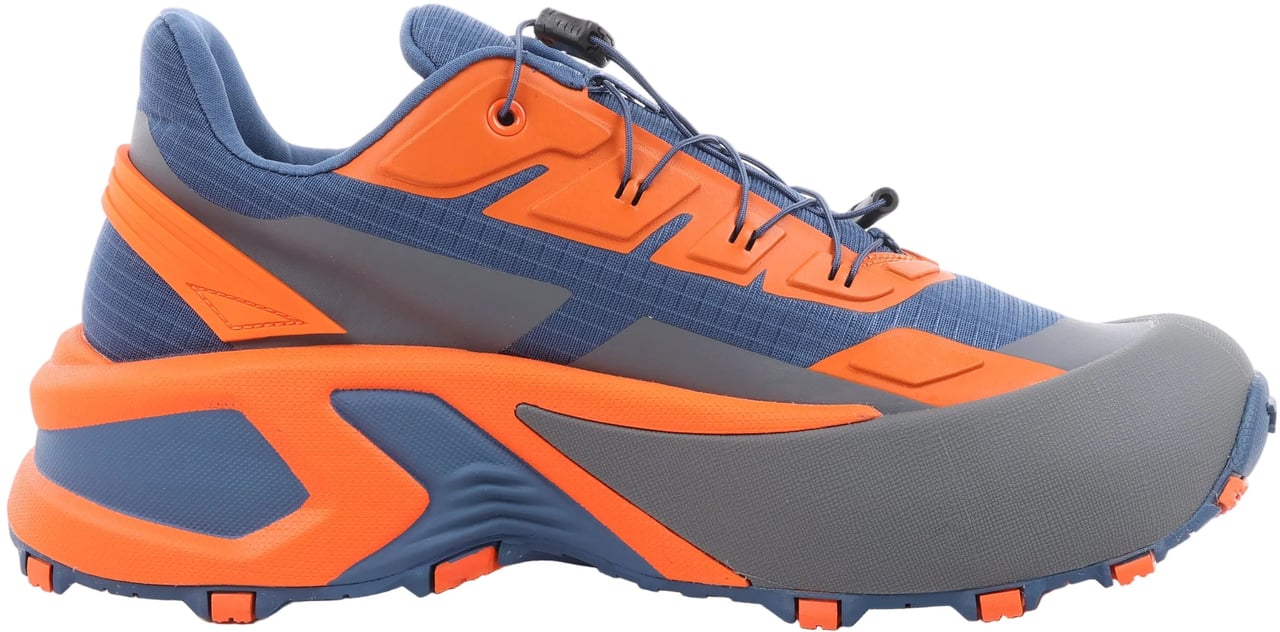 Diesel Diesel D-Cage Sneakers in Navy Blue x Orange, Size 43 EU Oranje