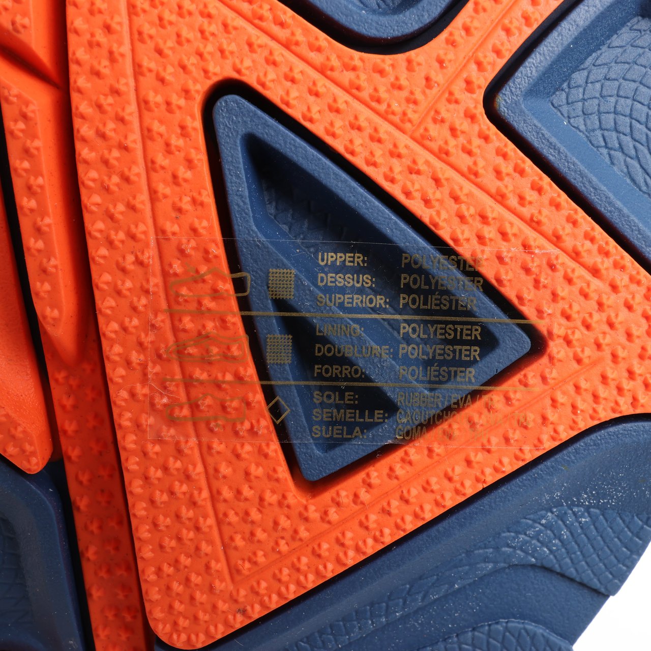 Diesel Diesel D-Cage Sneakers in Navy Blue x Orange, Size 43 EU Oranje