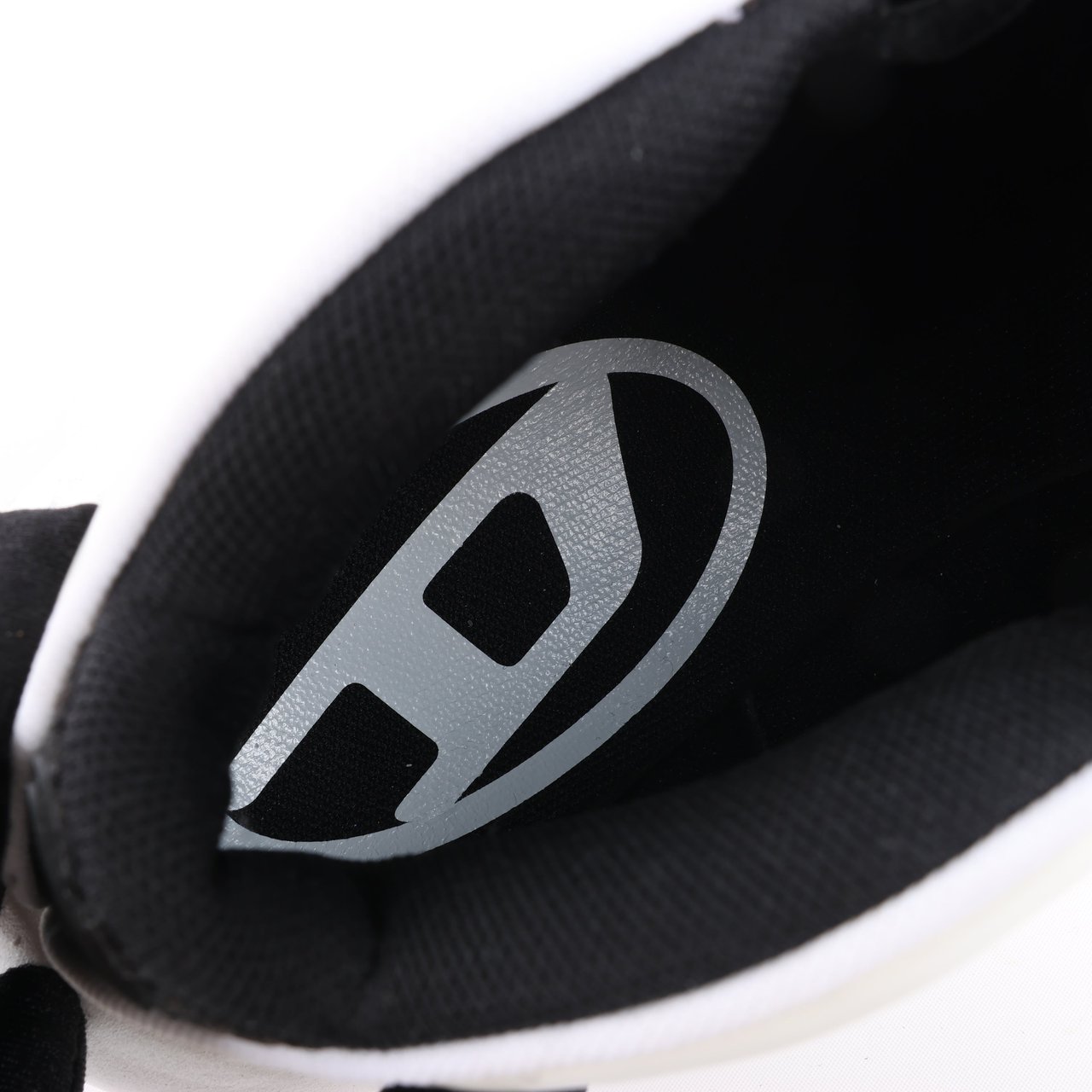 Diesel Diesel White S-D-Runner-Slip-on sneakers with Oval D instep, Size 36 EU Wit