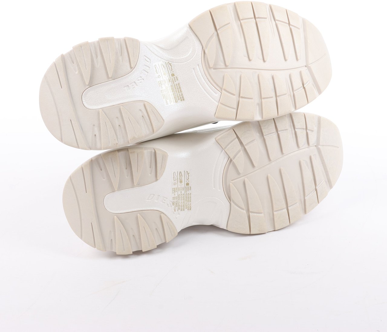 Diesel Diesel White S-D-Runner-Slip-on sneakers with Oval D instep, Size 36 EU Wit