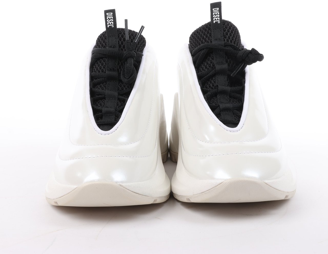 Diesel Diesel White S-D-Runner-Slip-on sneakers with Oval D instep, Size 36 EU Wit