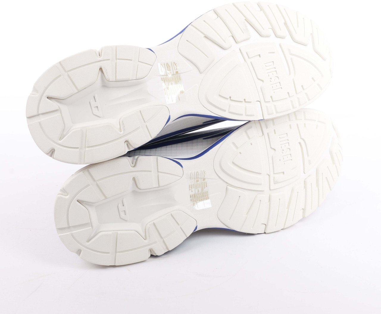 Diesel Diesel Multi D-Airspeed Low-Striped sneakers in coated ripstop, Size 42 EU Blauw