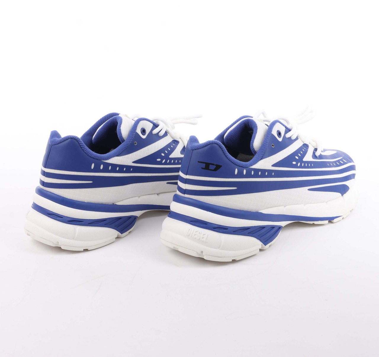 Diesel Diesel Multi D-Airspeed Low-Striped sneakers in coated ripstop, Size 42 EU Blauw