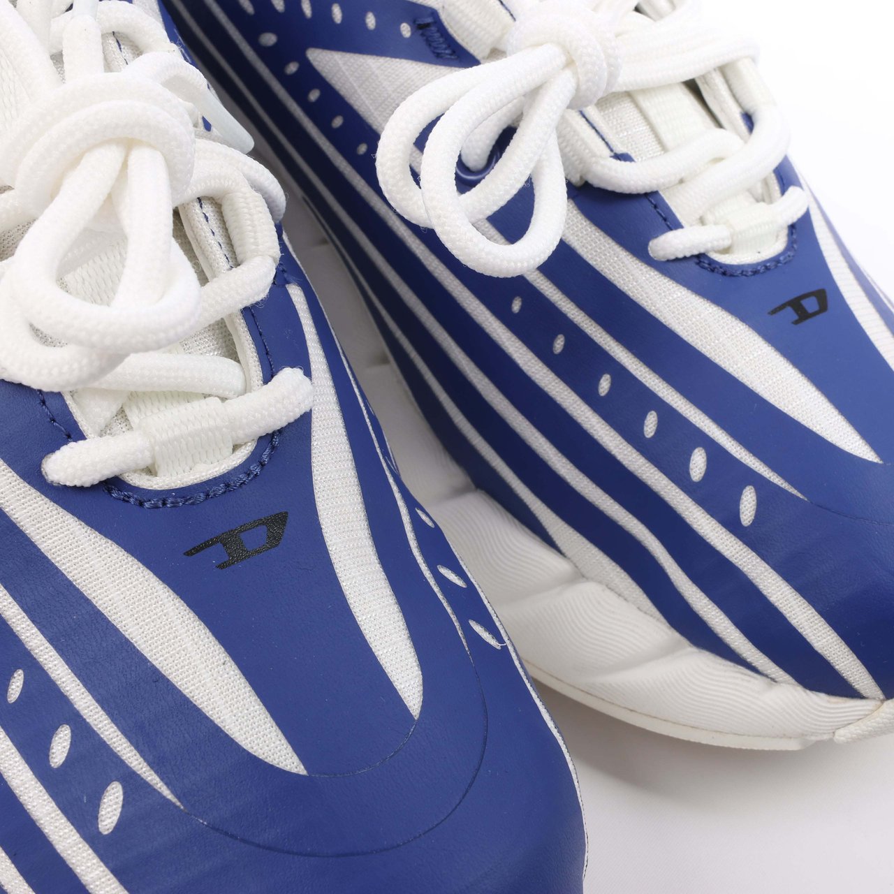 Diesel Diesel Multi D-Airspeed Low-Striped sneakers in coated ripstop, Size 42 EU Blauw