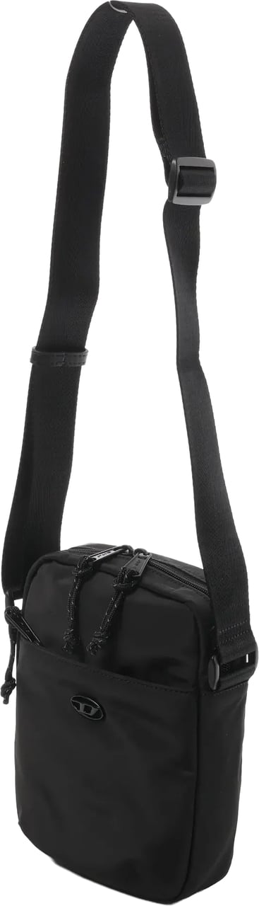 Diesel D-Pack Nylon Crossbody Bag in Black Zwart