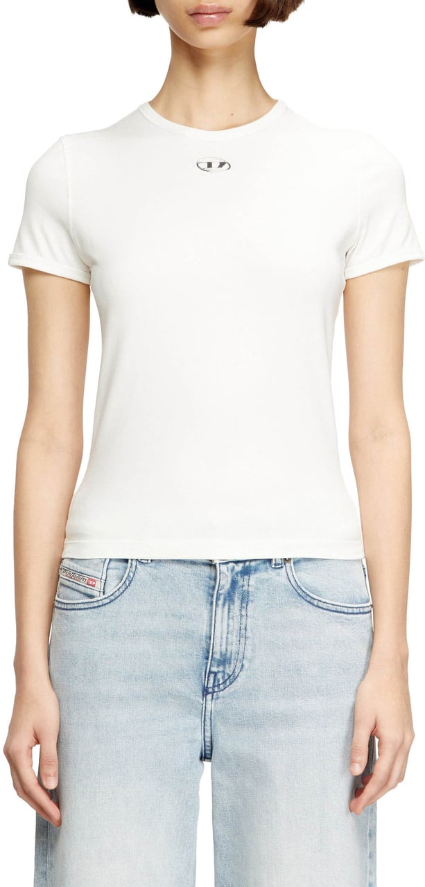 Diesel Uncutieslong T-Shirt Wit