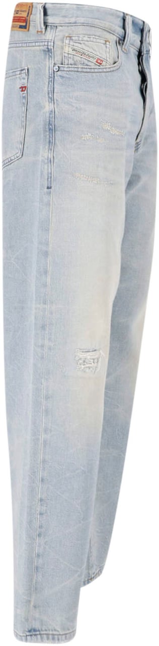 Diesel Light Blue 1988 D-Ark Straight Jeans Blauw