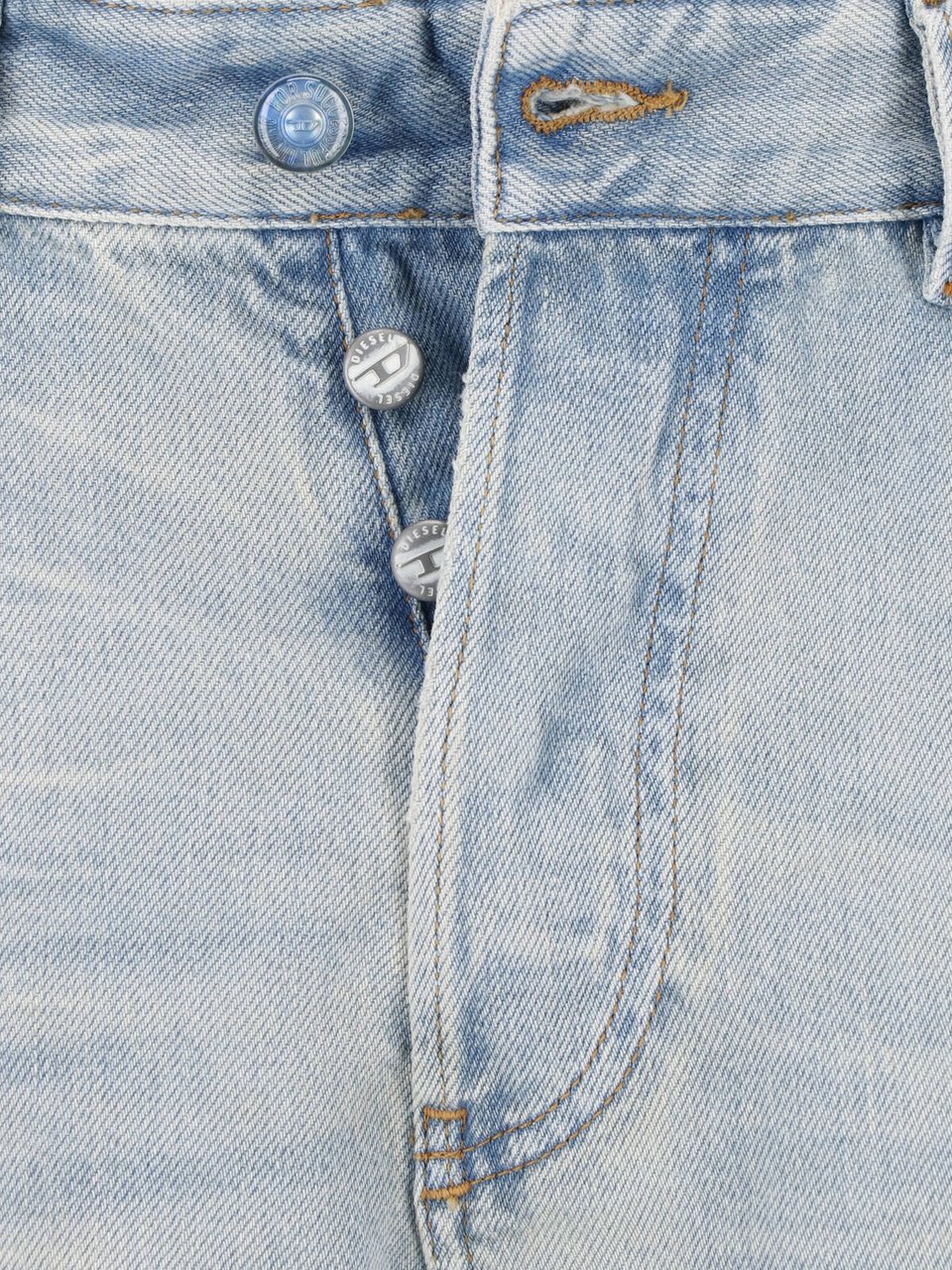 Diesel Light Blue 1988 D-Ark Straight Jeans Blauw