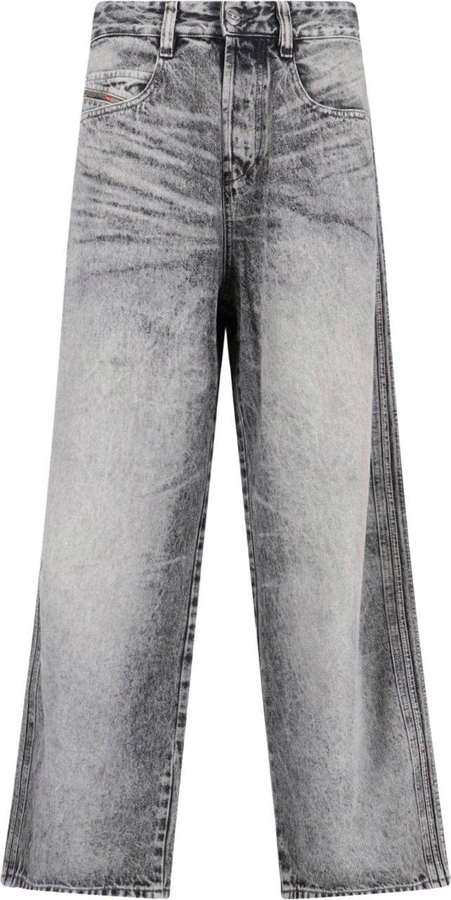 Diesel "02" Baggy Jeans – Grey Grijs