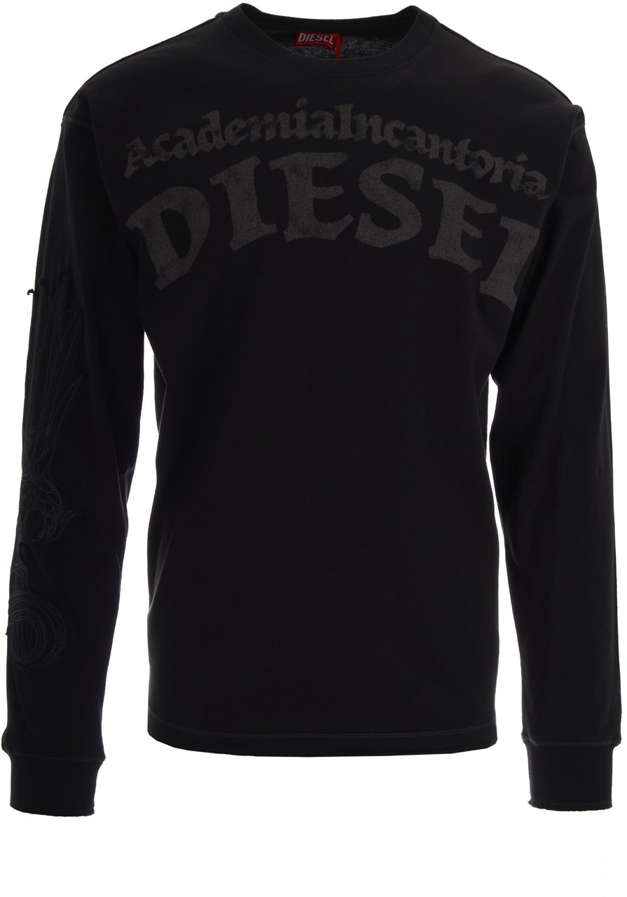 Diesel T-Shirts And Polos Off/Black Zwart