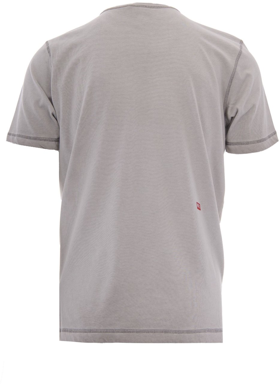 Diesel T-Shirts And Polos White Lichtgrijs