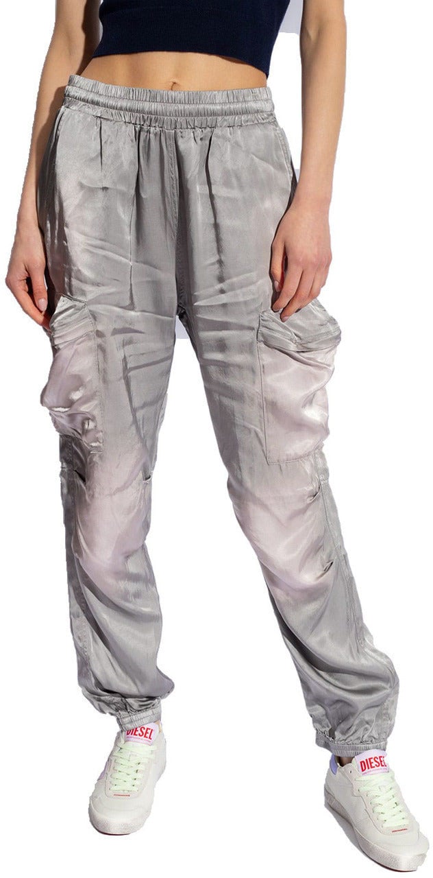 Diesel Women Trousers Zilver