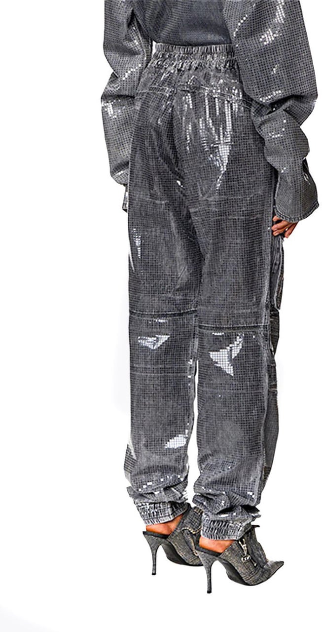 Diesel Women Trousers Grijs