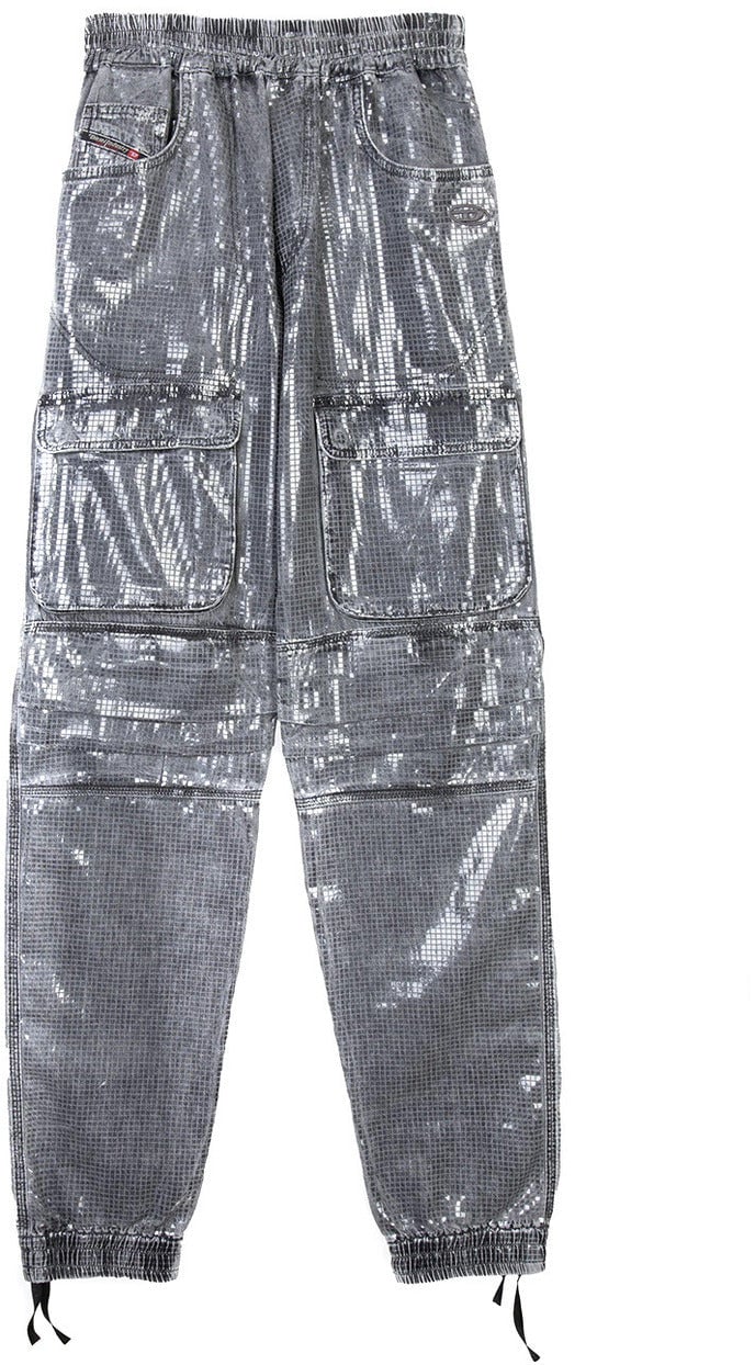 Diesel Women Trousers Grijs