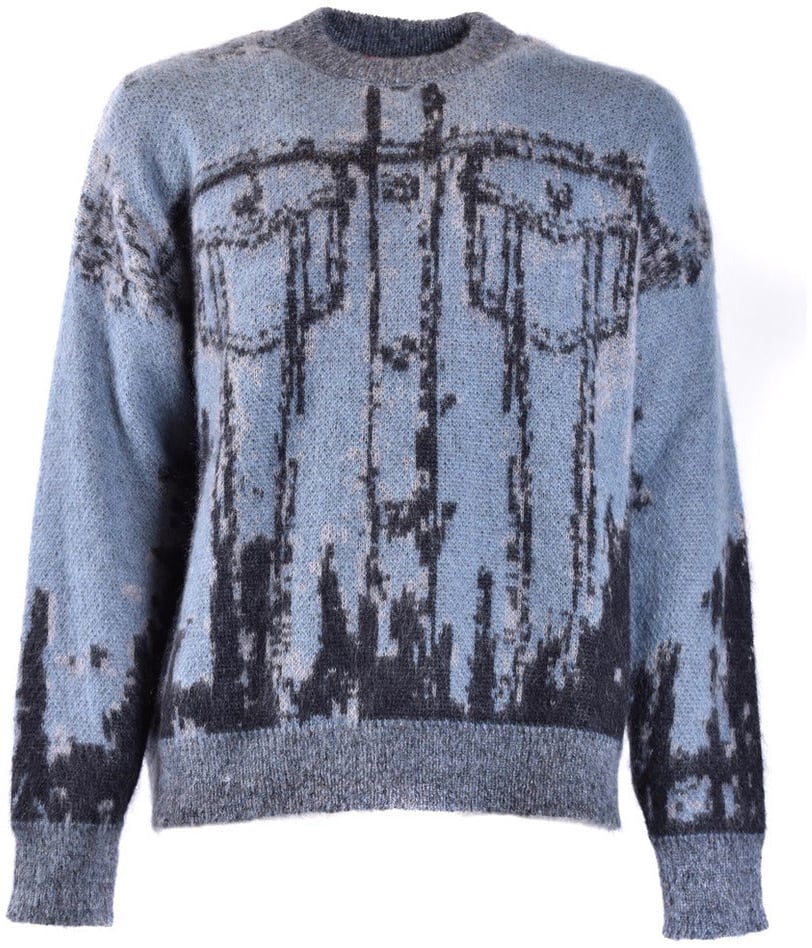 Diesel Men Knitwear Lichtblauw