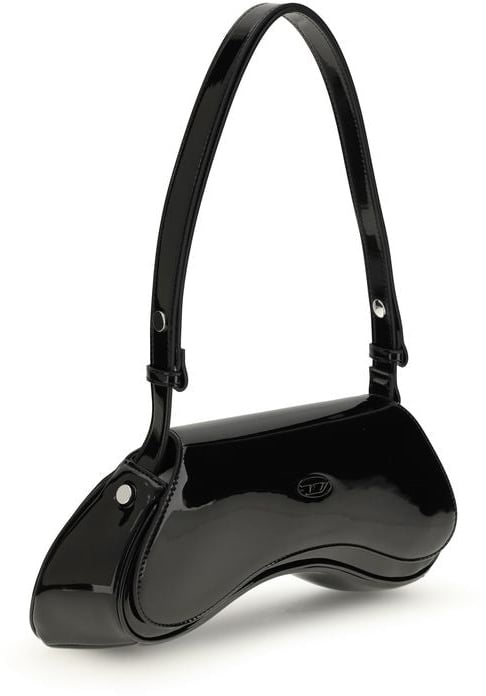 Diesel Diesel Black Polyethylene Shoulder Bag Zwart