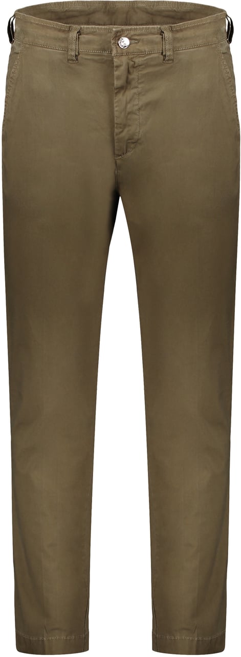 Diesel Khaki pants in premium fabric Groen