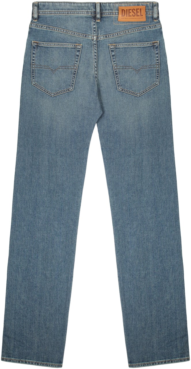 Diesel Slim fit jeans 5 pockets Blauw