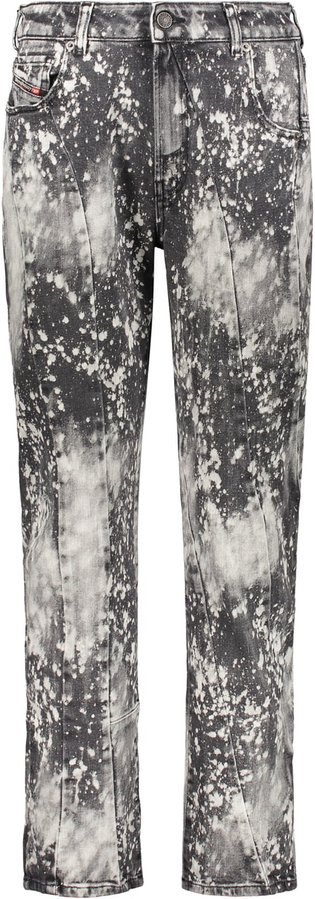 Diesel Slim gray modern jeans Zwart