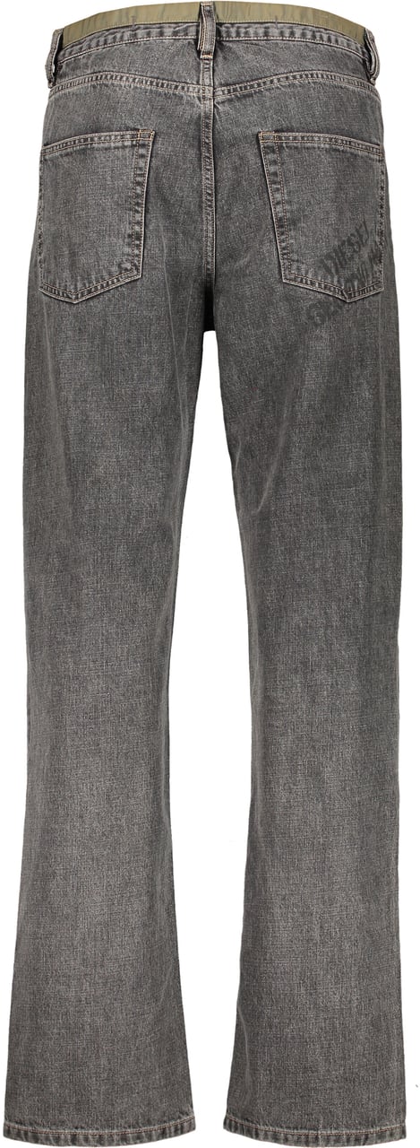 Diesel Straight gray jeans, elegance and versatility. Zwart