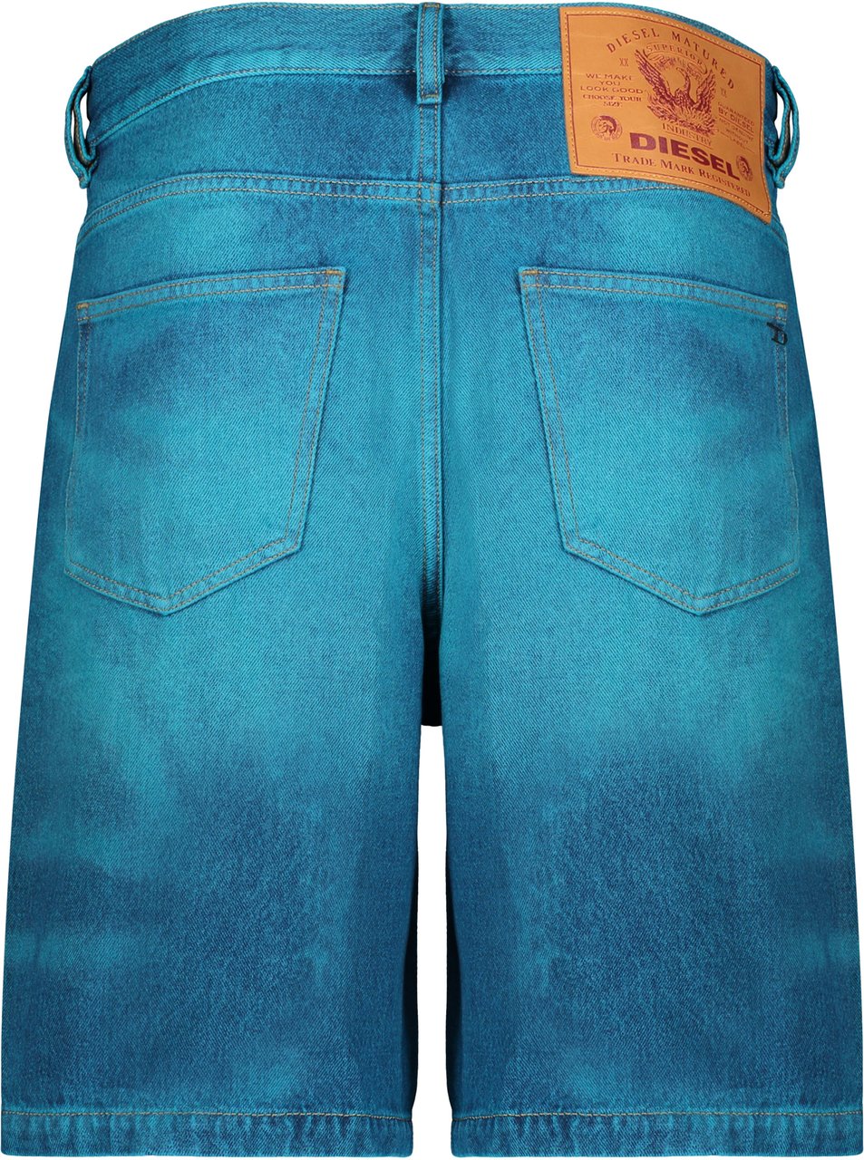 Diesel Bermuda in Denim Blue Blauw