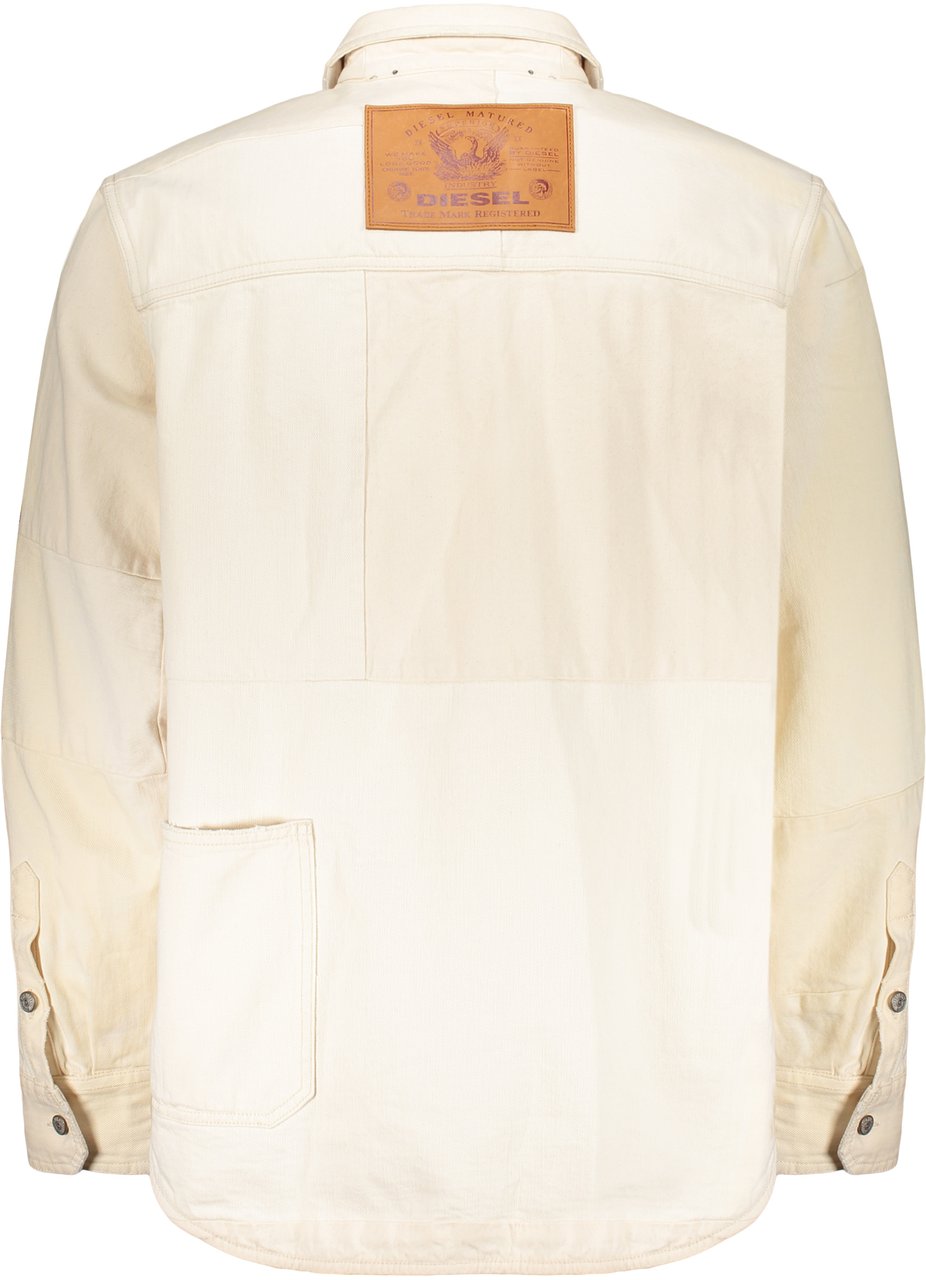 Diesel Light versatile shirt with practical pockets Wit
